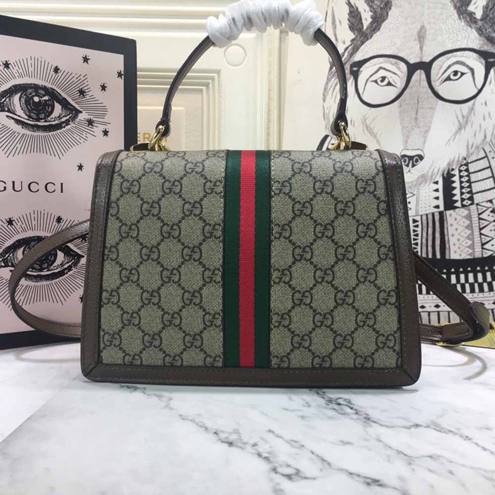 Gucci Ophidia Small Top Many Bolsa con Web 651055-6
