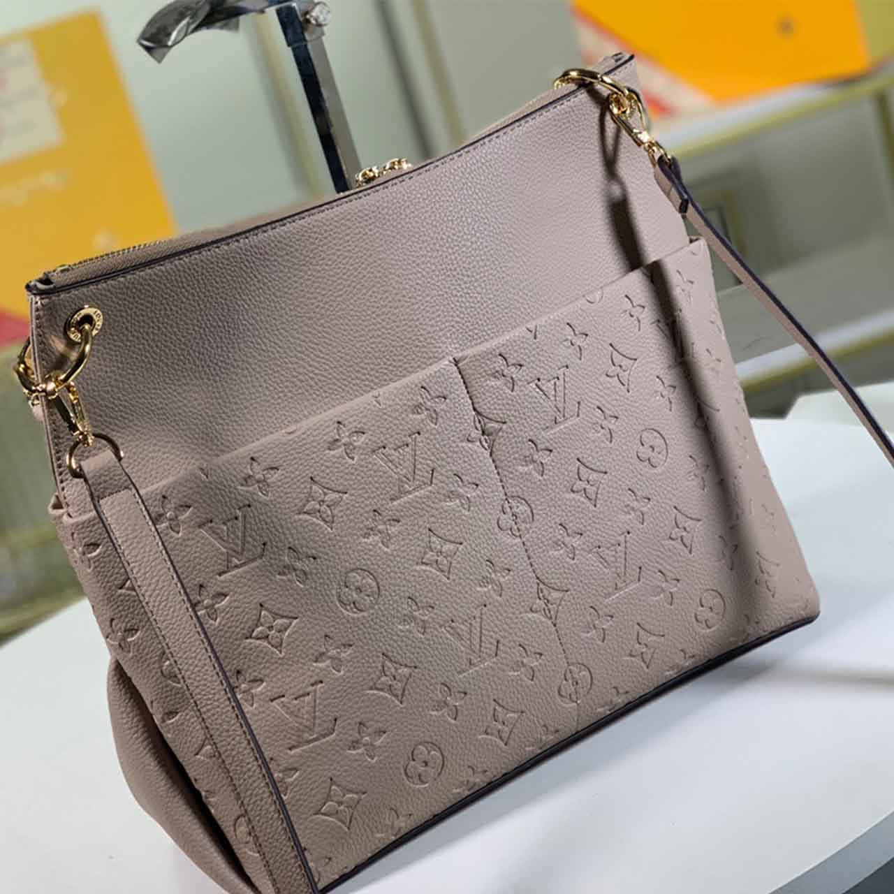 Louis Vuitton Maida Hobo M45523 Gray/Blue-6
