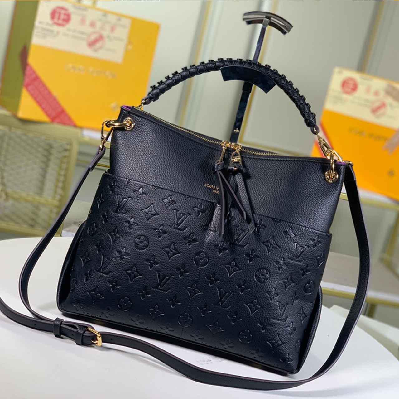 Louis Vuitton Maida Hobo M45523 Gray/Blue-13