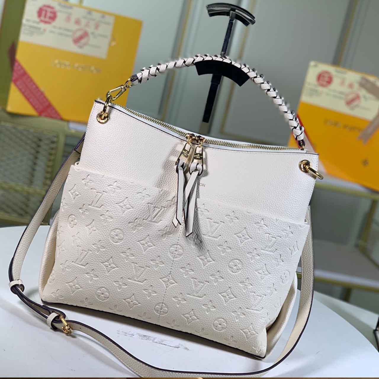 Louis Vuitton Maida Hobo M45523 Gray/Blue-15