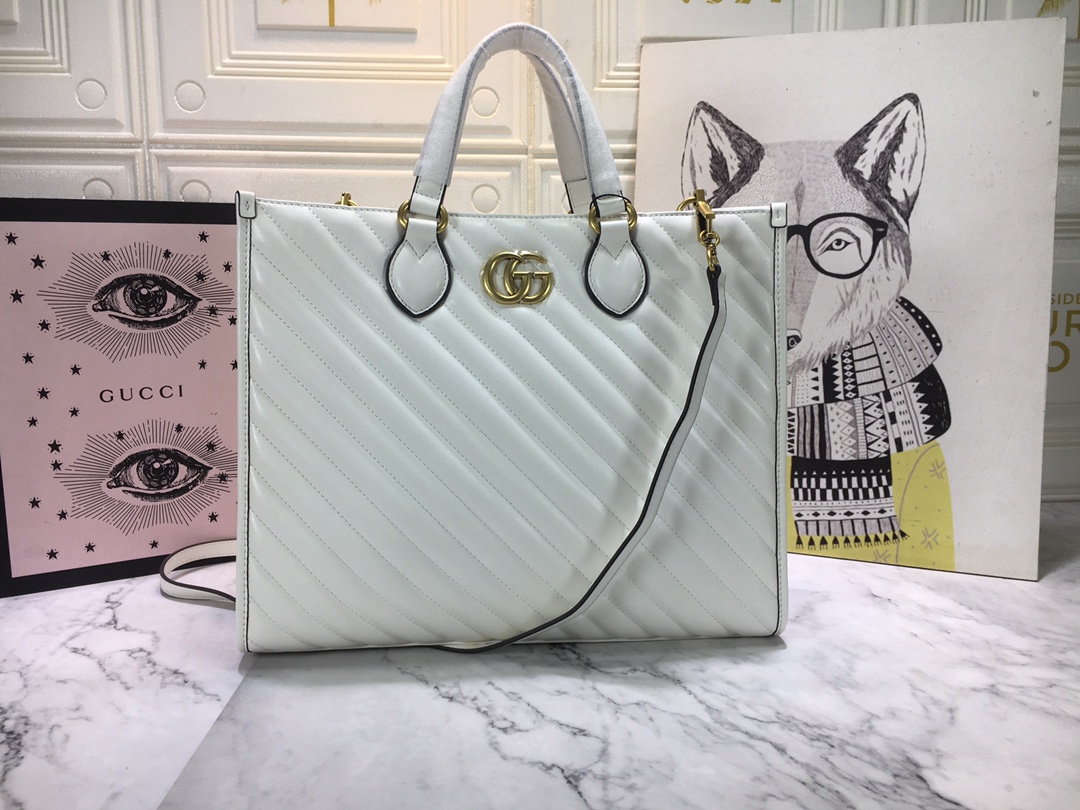 bolsita de bolso mediano Gucci AAA-Marmont-8