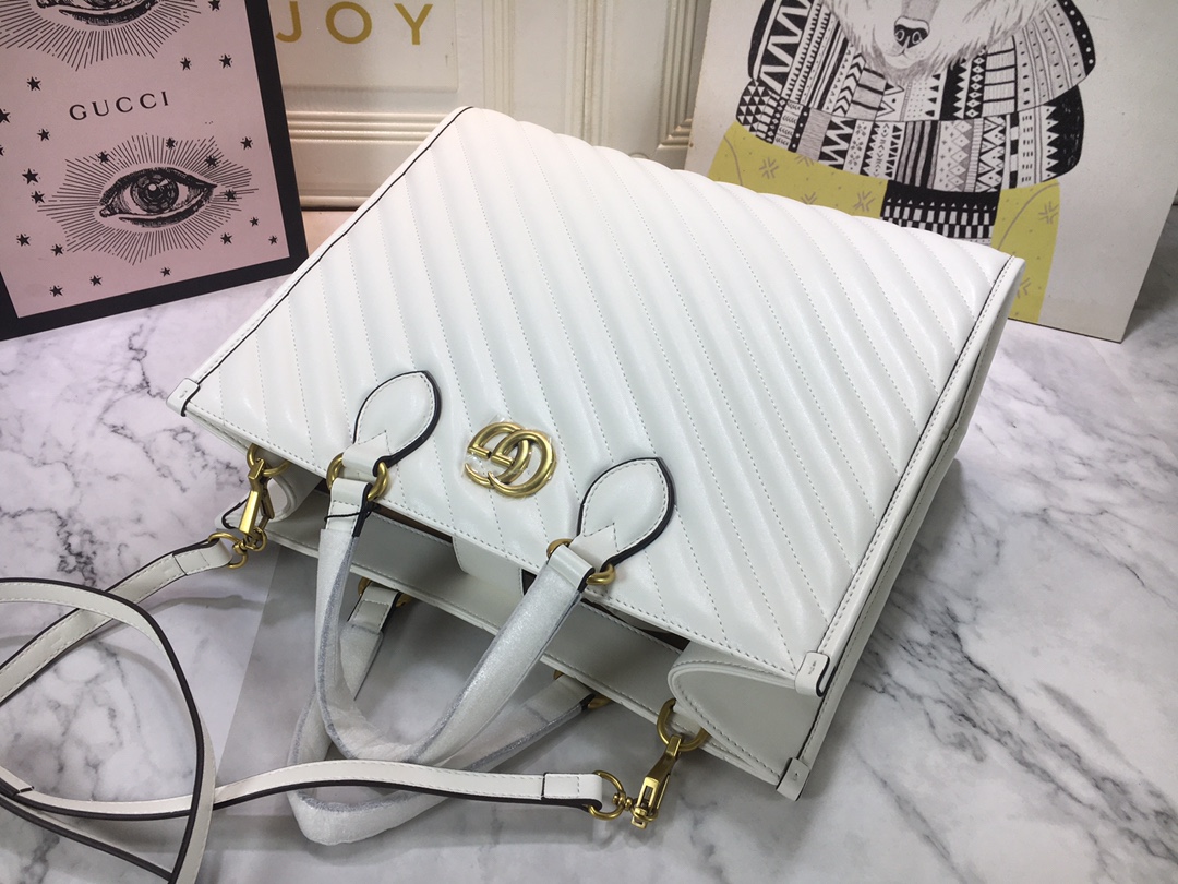 bolsita de bolso mediano Gucci AAA-Marmont-10