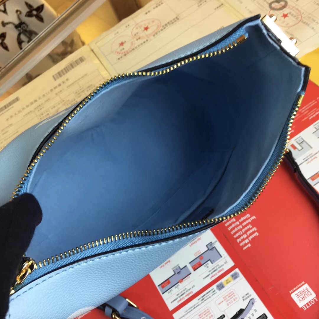 Louis Vuitton Marshmallow Hobo Bolsa Beige/Pink/Blue-15