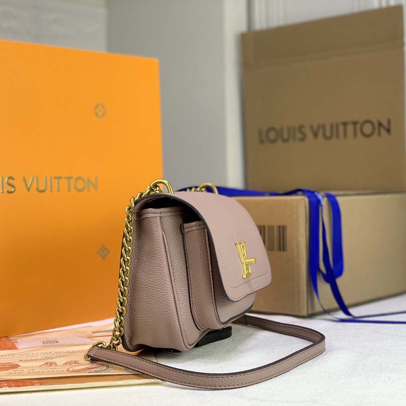 LOUIS VUITTON LOCKME Cadena PM Black/White/Pink-2