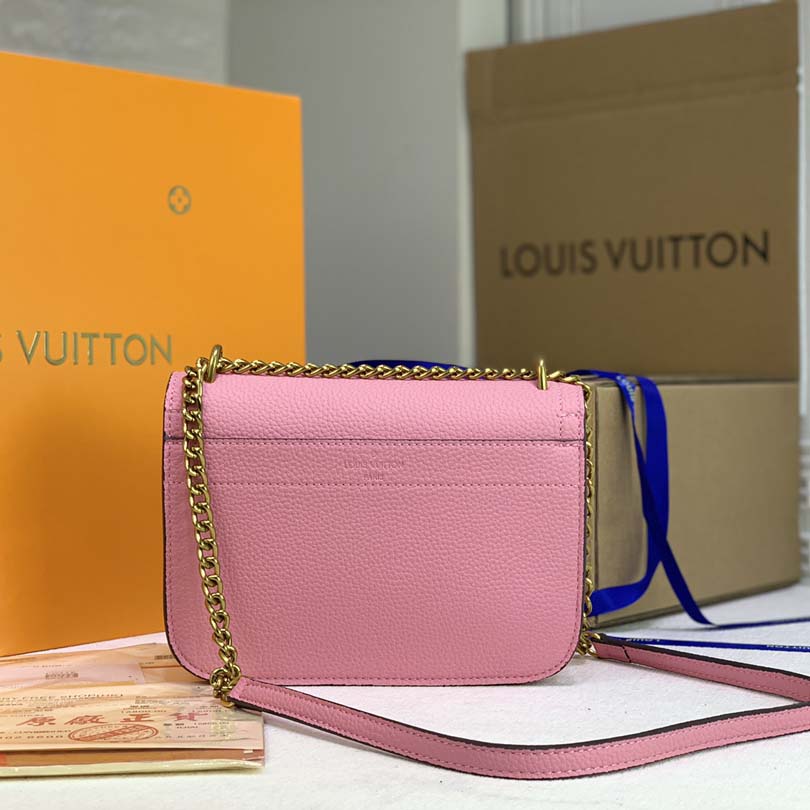 LOUIS VUITTON LOCKME Cadena PM Black/White/Pink-11