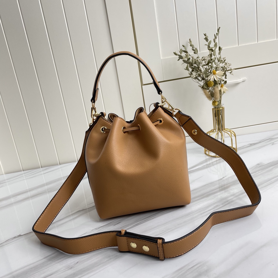 Louis Vuitton Lockme Bucket negro/marrón/gris-7