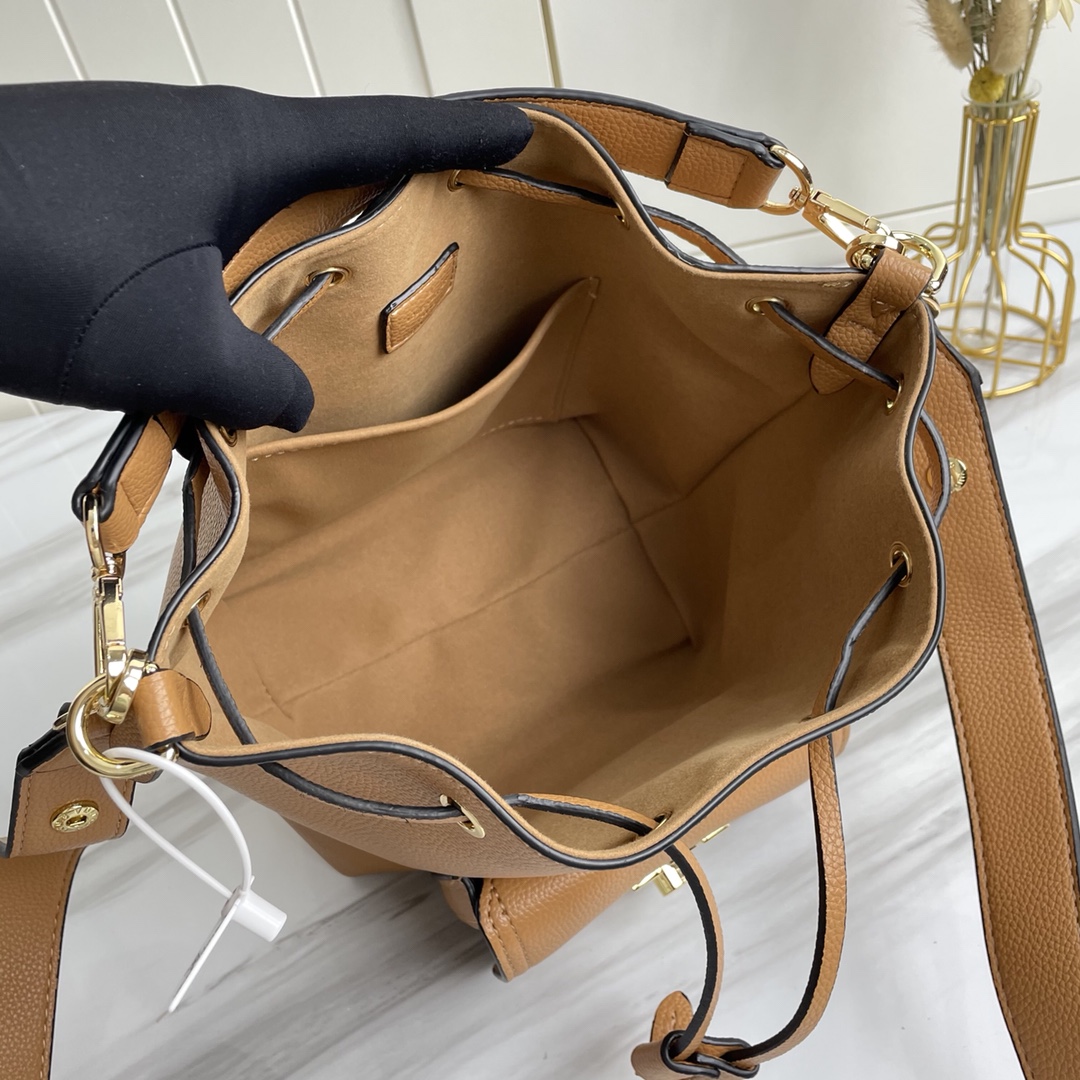 Louis Vuitton Lockme Bucket negro/marrón/gris-10