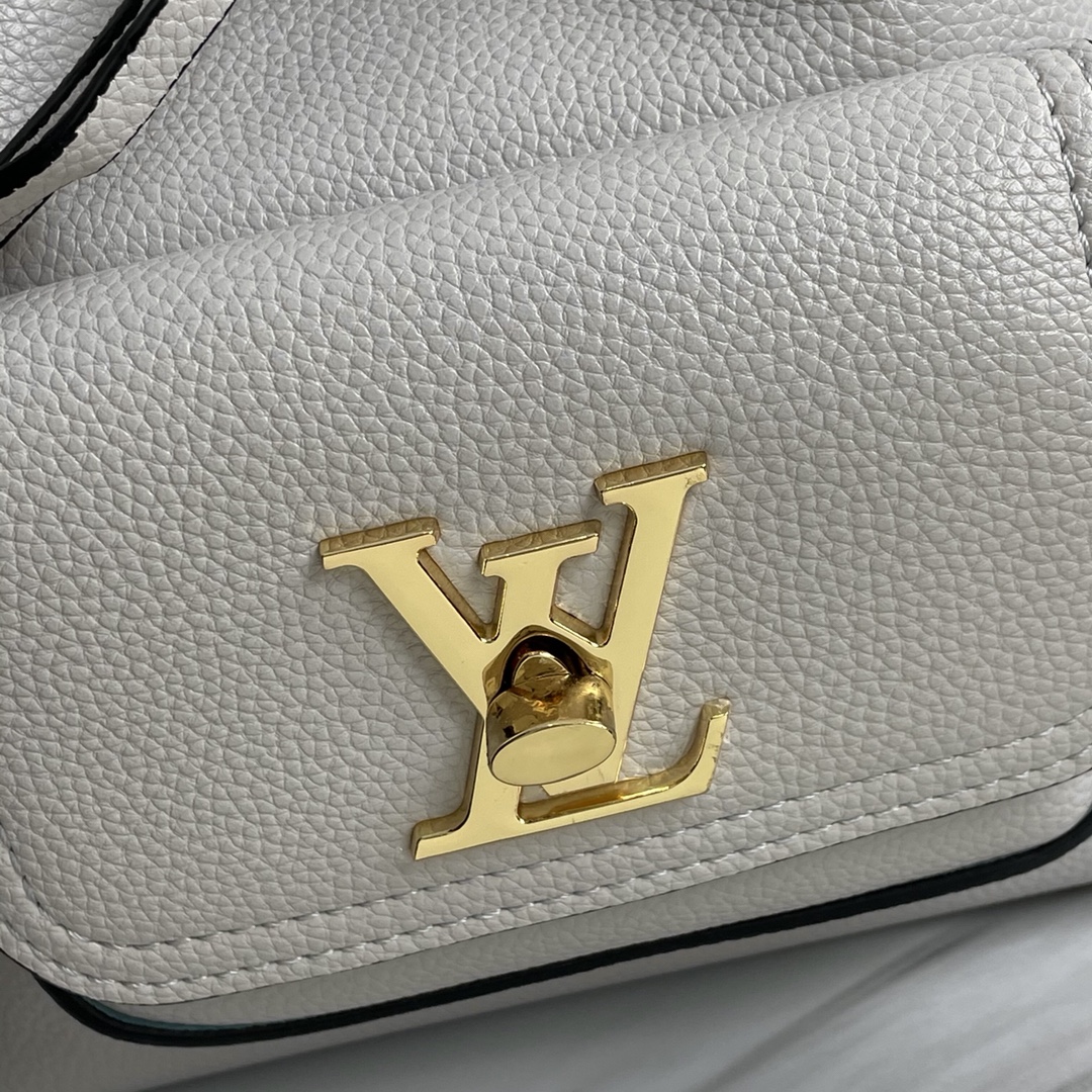 Louis Vuitton Lockme Bucket negro/marrón/gris-12