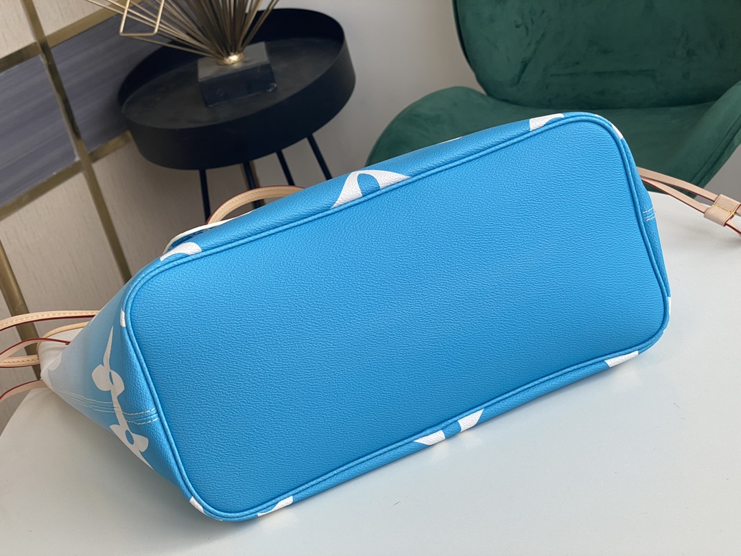 Louis Vuitton Hunfull Mm Blue/Pink/Mist-4
