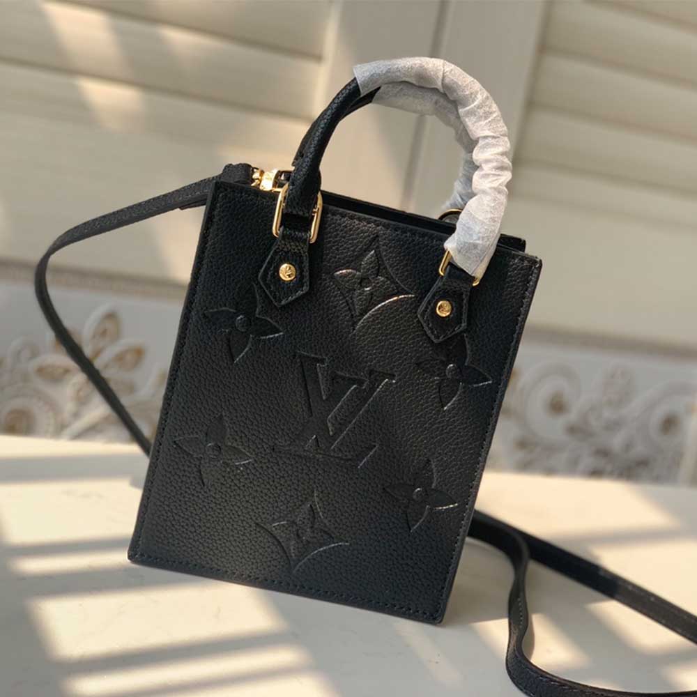 Louis Vuitton Petit Sac Plat M80478 Negro/Blanco/Beige-3