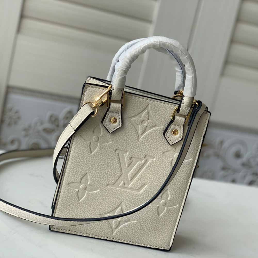 Louis Vuitton Petit Sac Plat M80478 Negro/Blanco/Beige-8