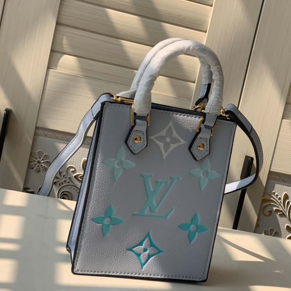 Louis Vuitton Petit Sac Plat M80449 Azul/Pink/Beige-6