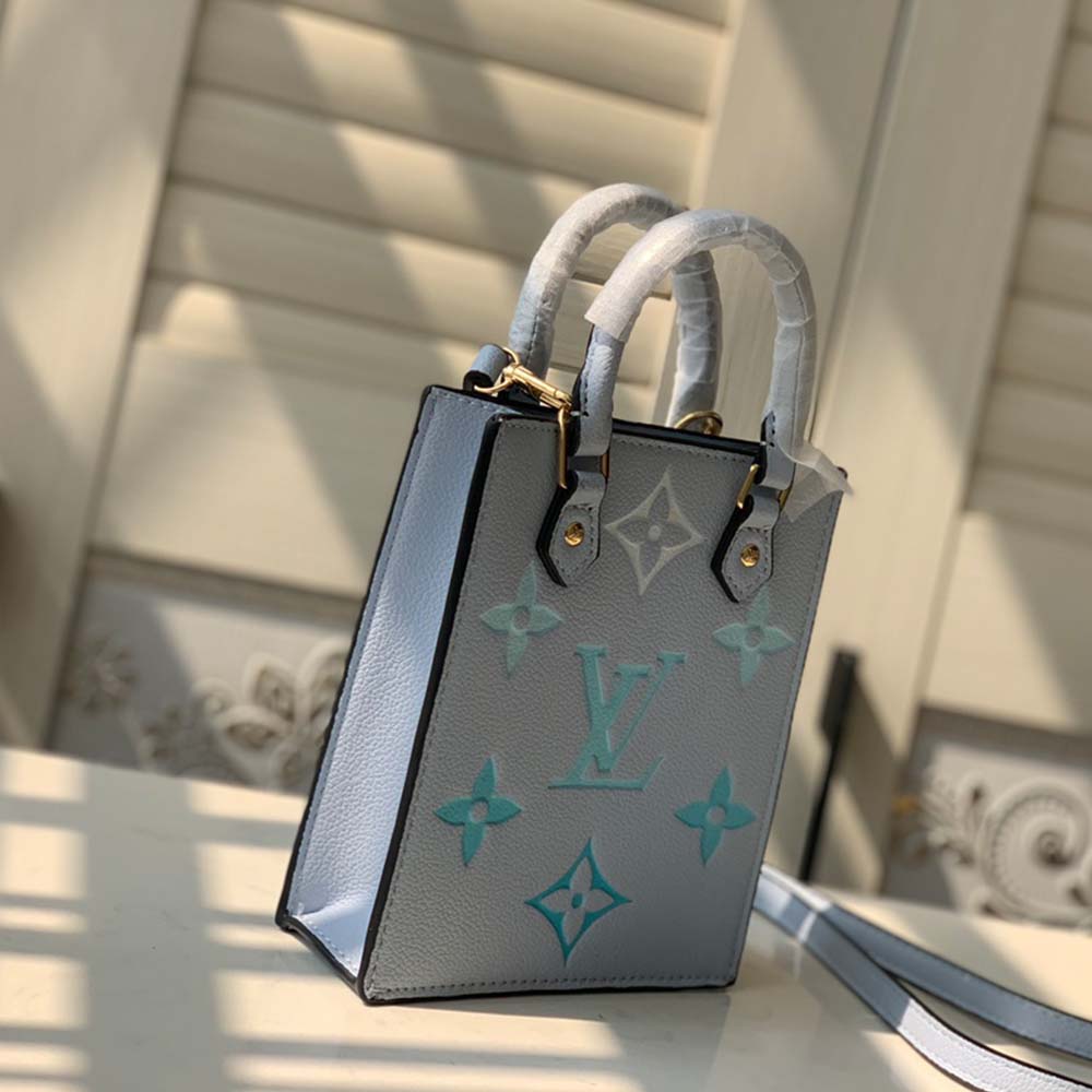 Louis Vuitton Petit Sac Plat M80449 Azul/Pink/Beige-7