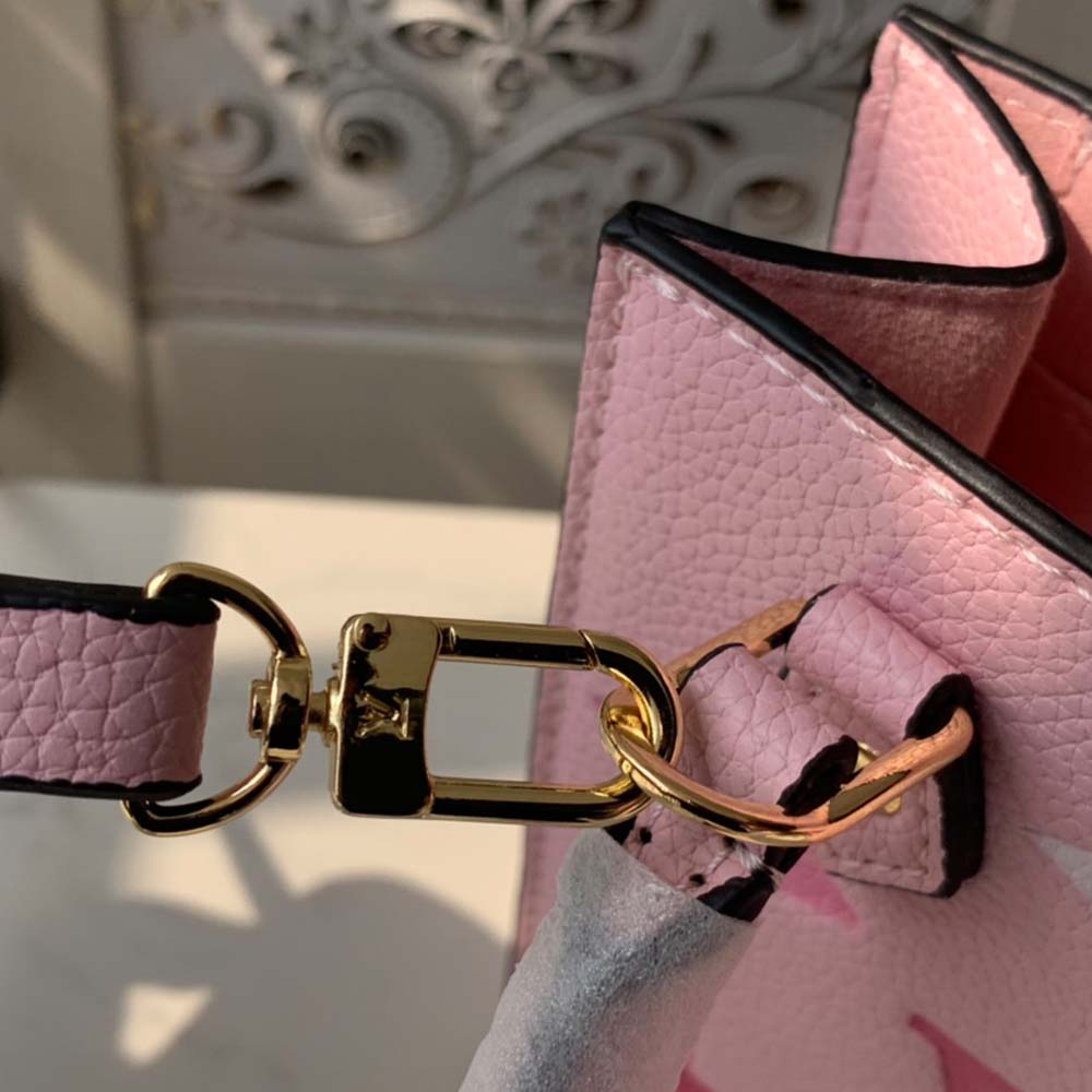 Louis Vuitton Petit Sac Plat M80449 Azul/Pink/Beige-9