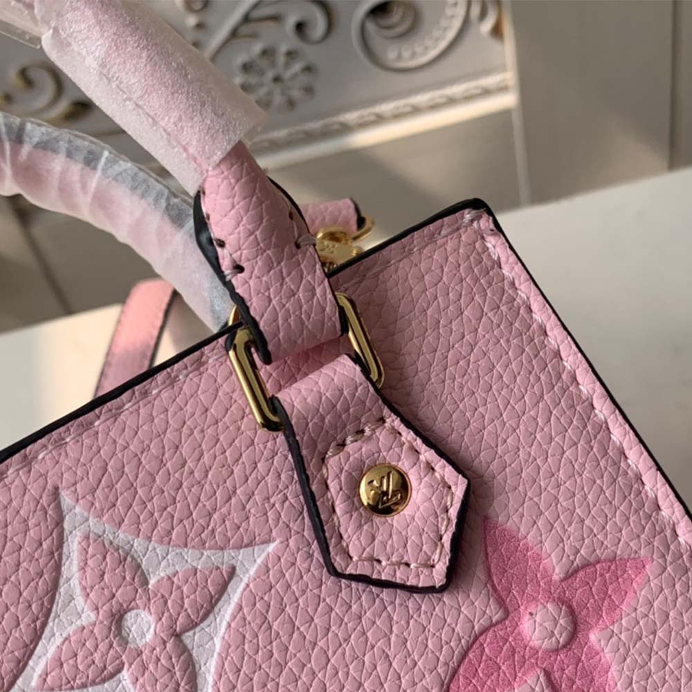 Louis Vuitton Petit Sac Plat M80449 Azul/Pink/Beige-10