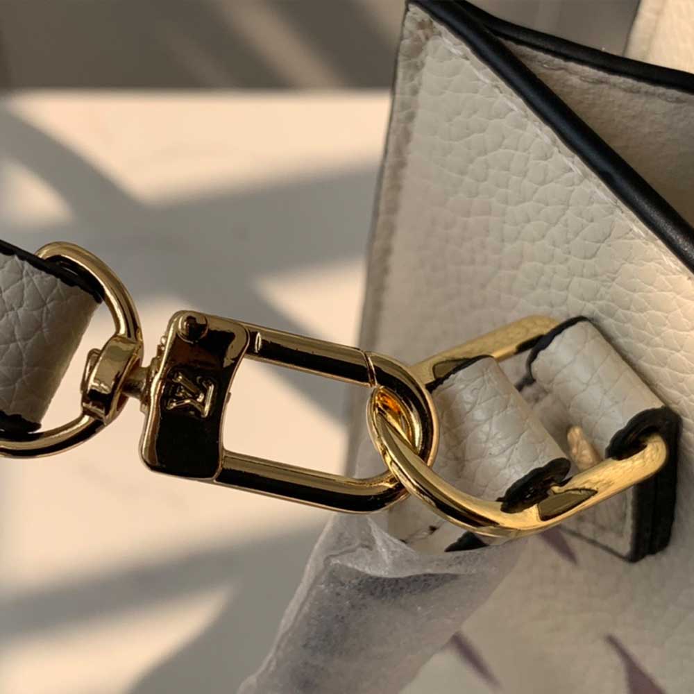 Louis Vuitton Petit Sac Plat M57937 Negro/Beige/Brown-3