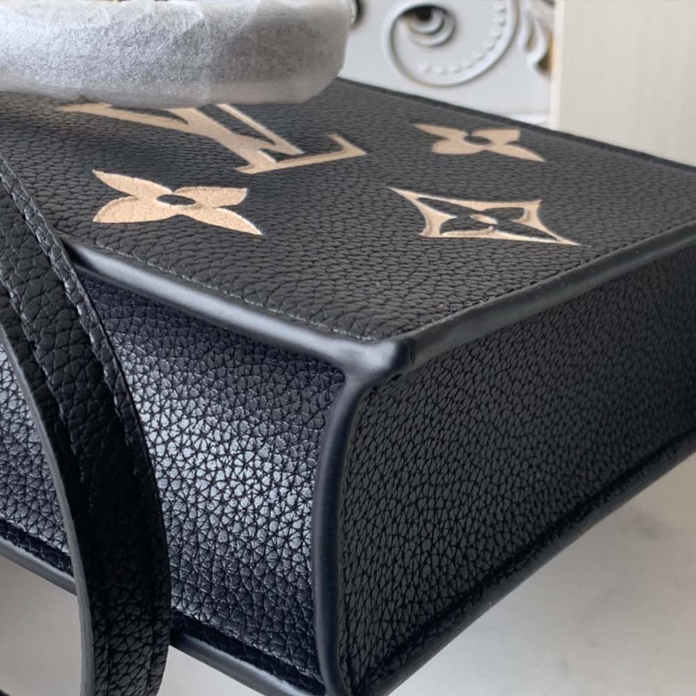 Louis Vuitton Petit Sac Plat M57937 Negro/Beige/Brown-11