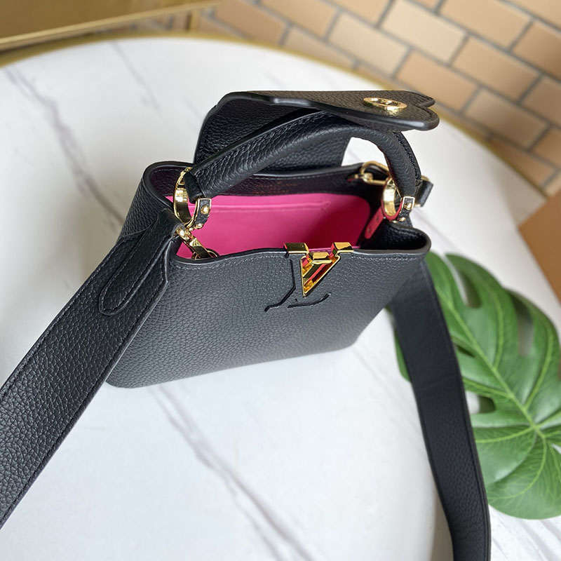 Louis Vuitton Capucines mini negro/blanco/rojo/rosa/beige-3