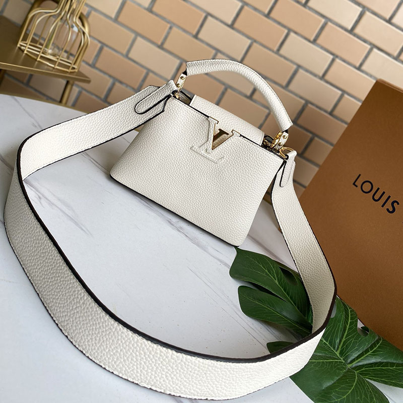 Louis Vuitton Capucines mini negro/blanco/rojo/rosa/beige-4