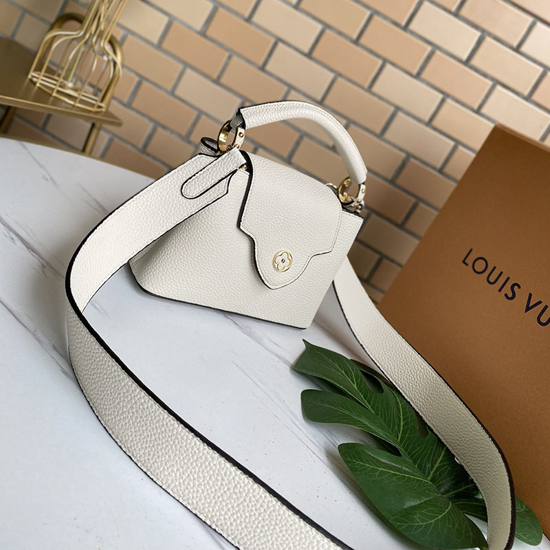 Louis Vuitton Capucines mini negro/blanco/rojo/rosa/beige-5