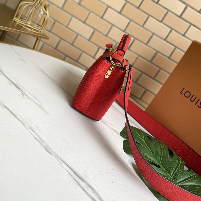 Louis Vuitton Capucines mini negro/blanco/rojo/rosa/beige-10