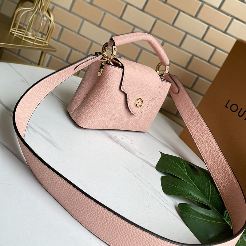 Louis Vuitton Capucines mini negro/blanco/rojo/rosa/beige-13