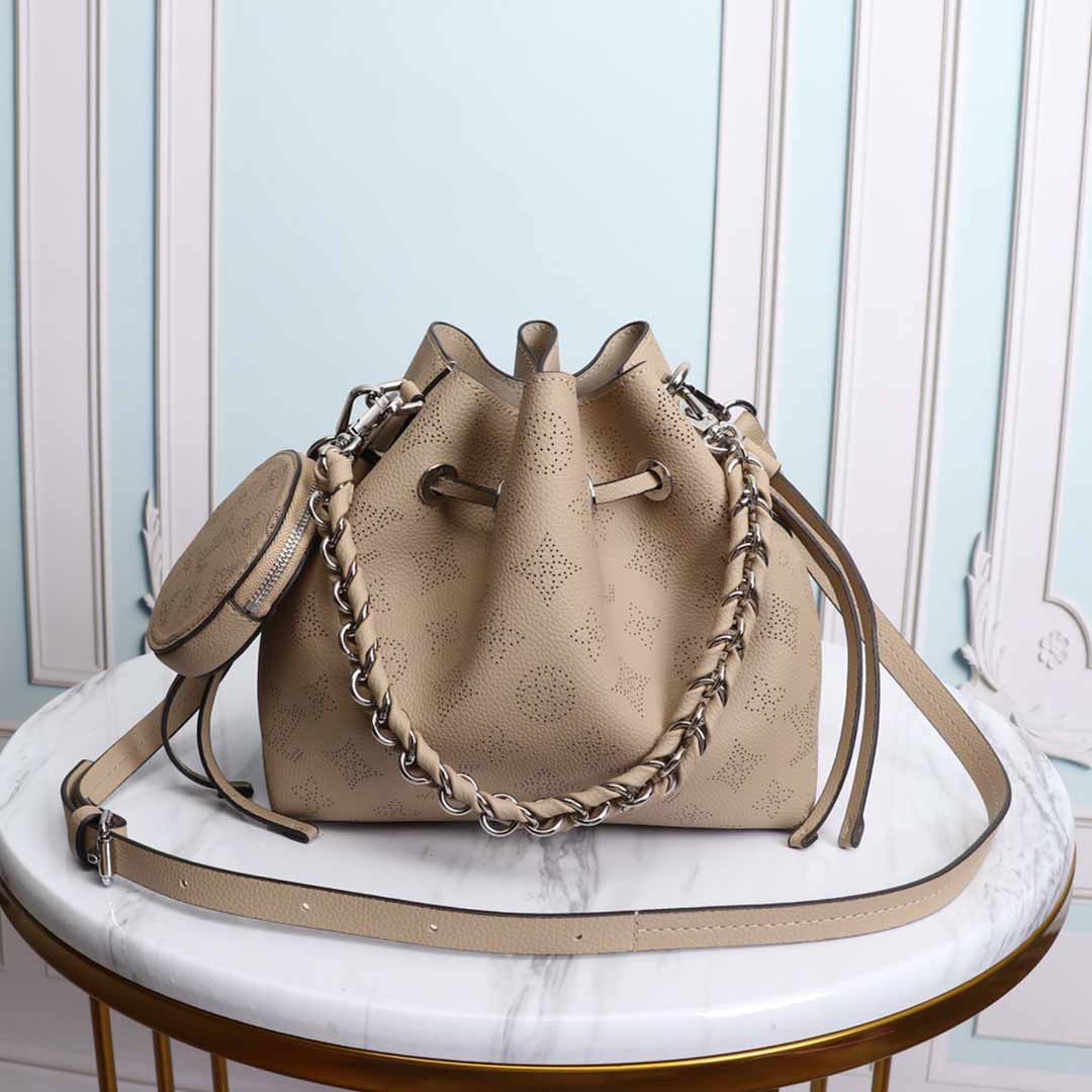 Louis Vuitton Muria M57526 Negro/Beige/Pink-1