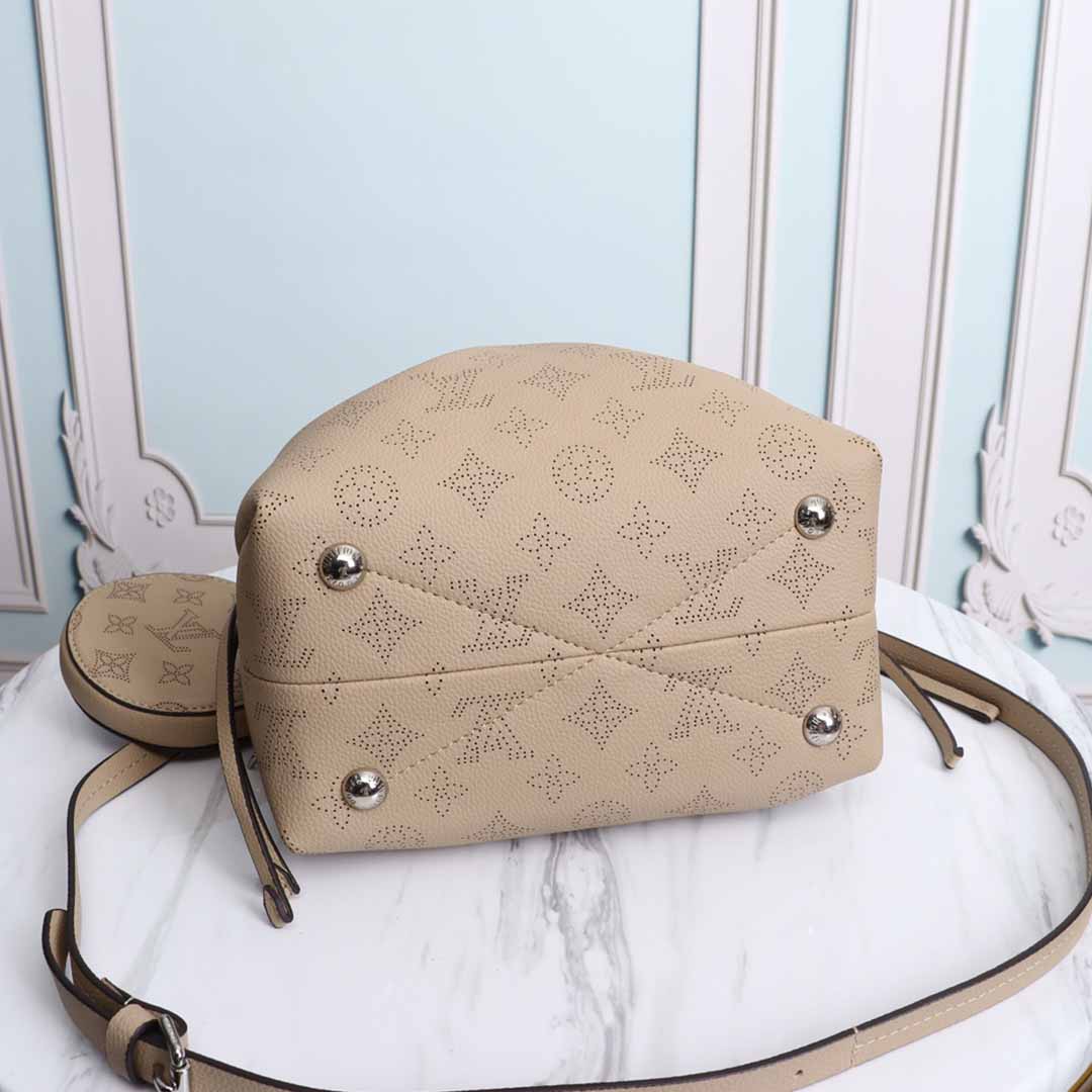 Louis Vuitton Muria M57526 Negro/Beige/Pink-6