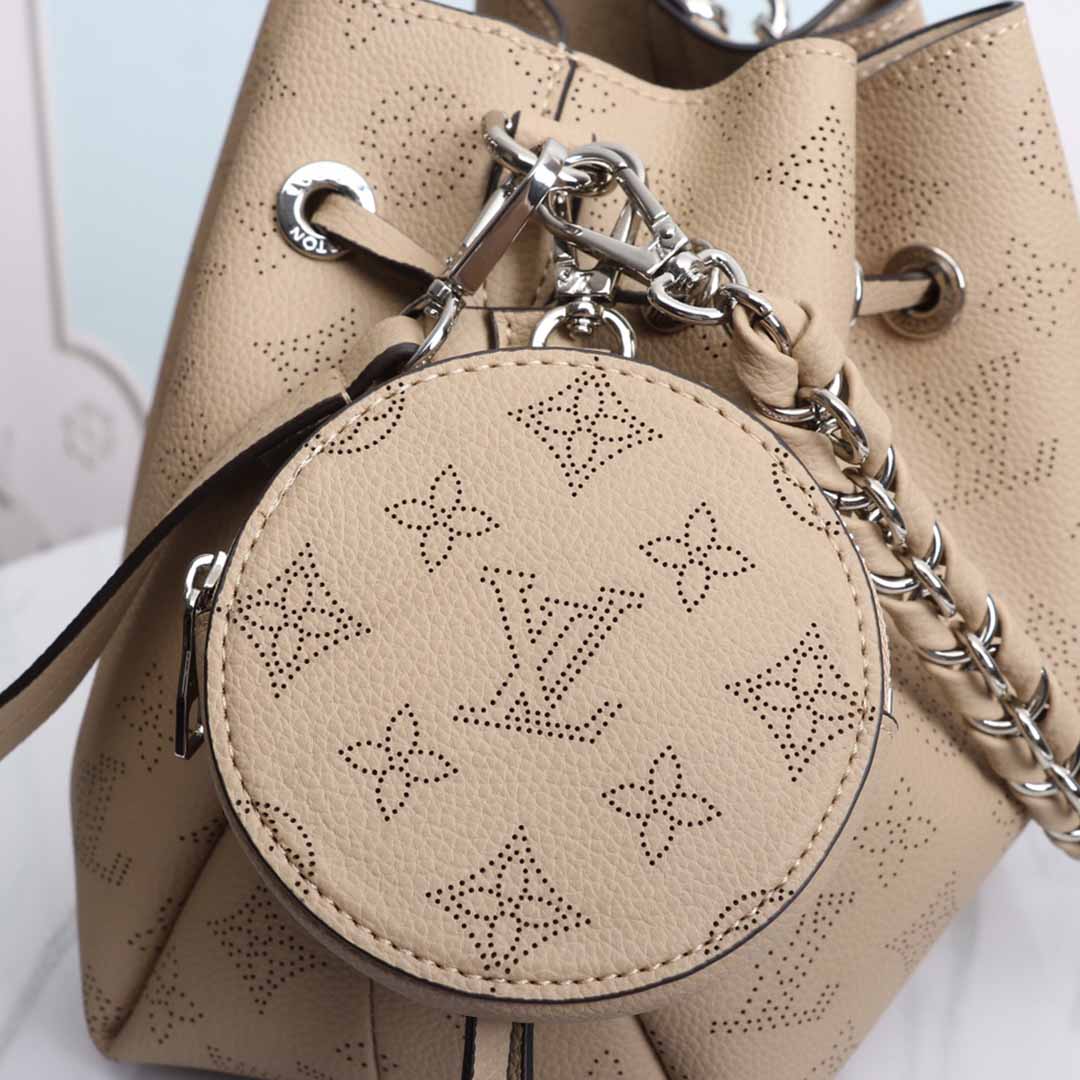 Louis Vuitton Muria M57526 Negro/Beige/Pink-8