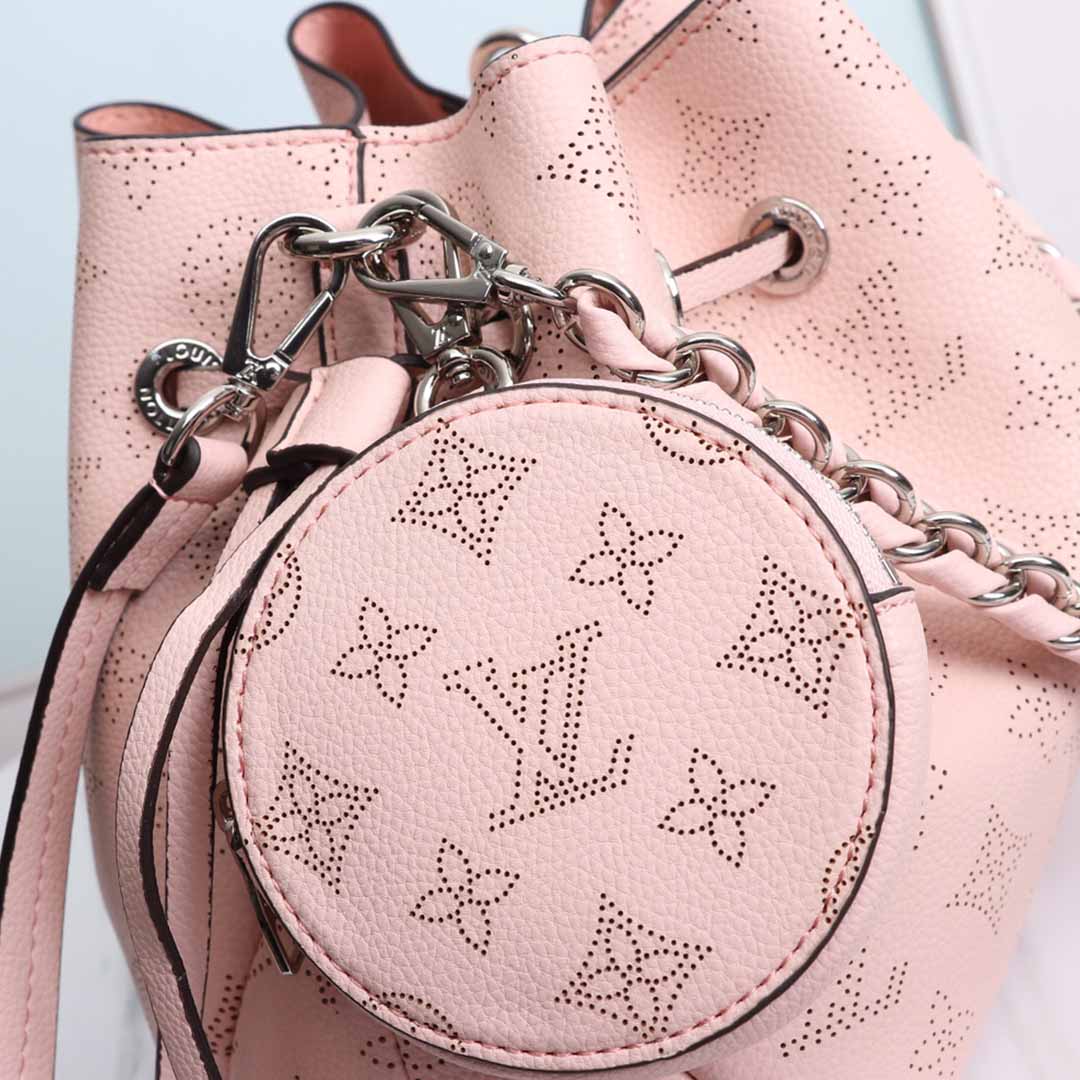 Louis Vuitton Muria M57526 Negro/Beige/Pink-16