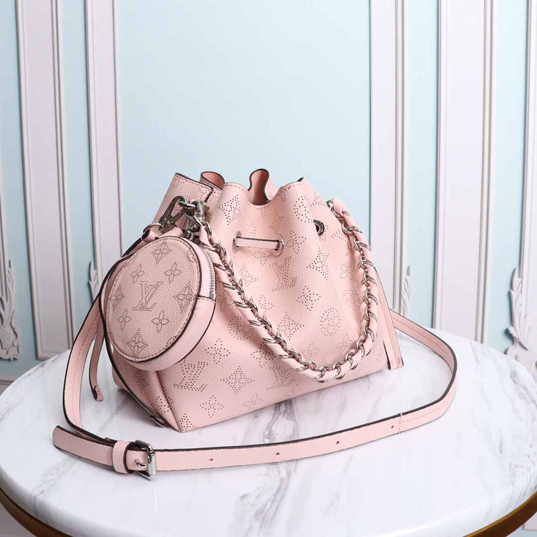Louis Vuitton Muria M57526 Negro/Beige/Pink-17