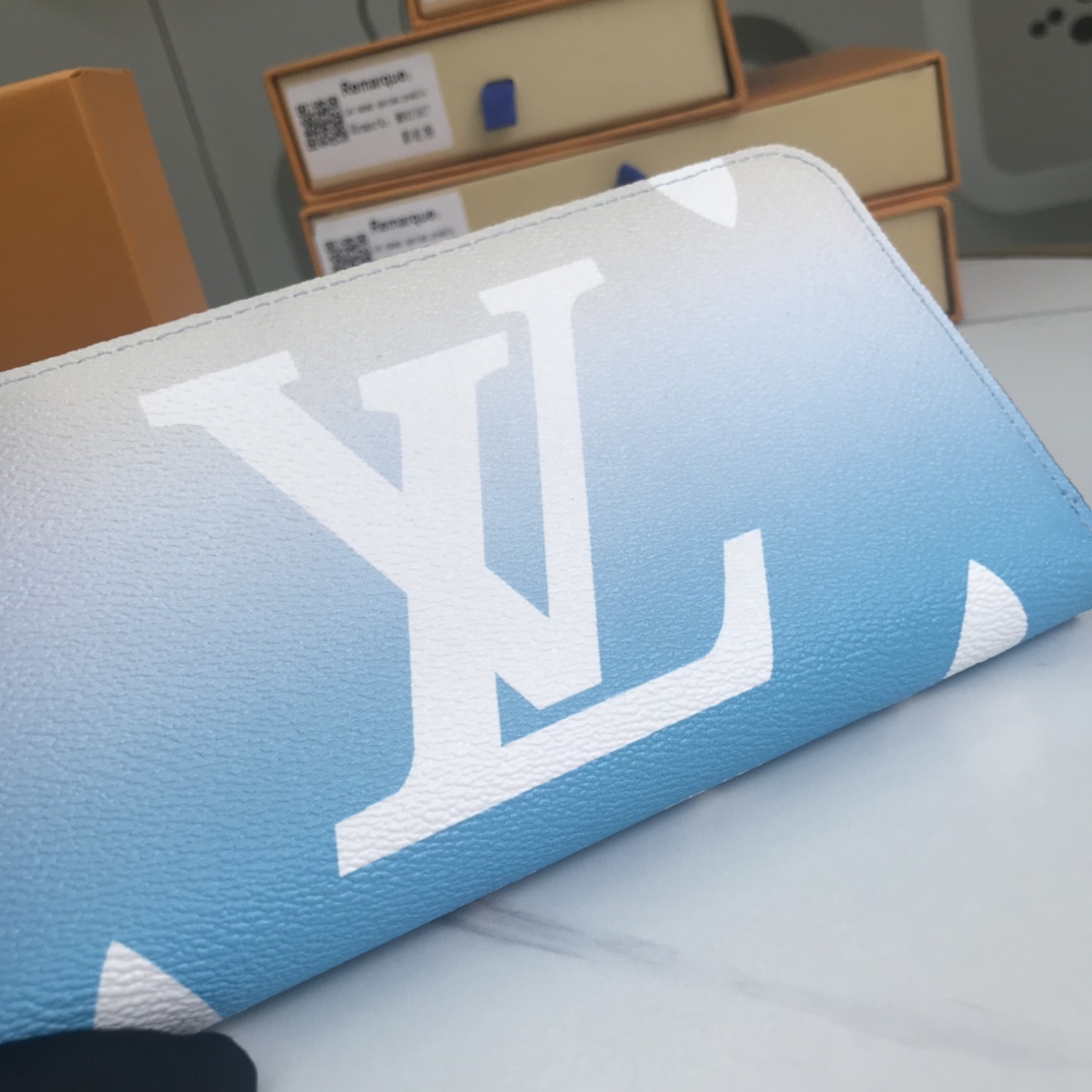 Louis Vuitton junto a la billetera de la piscina M80360-6