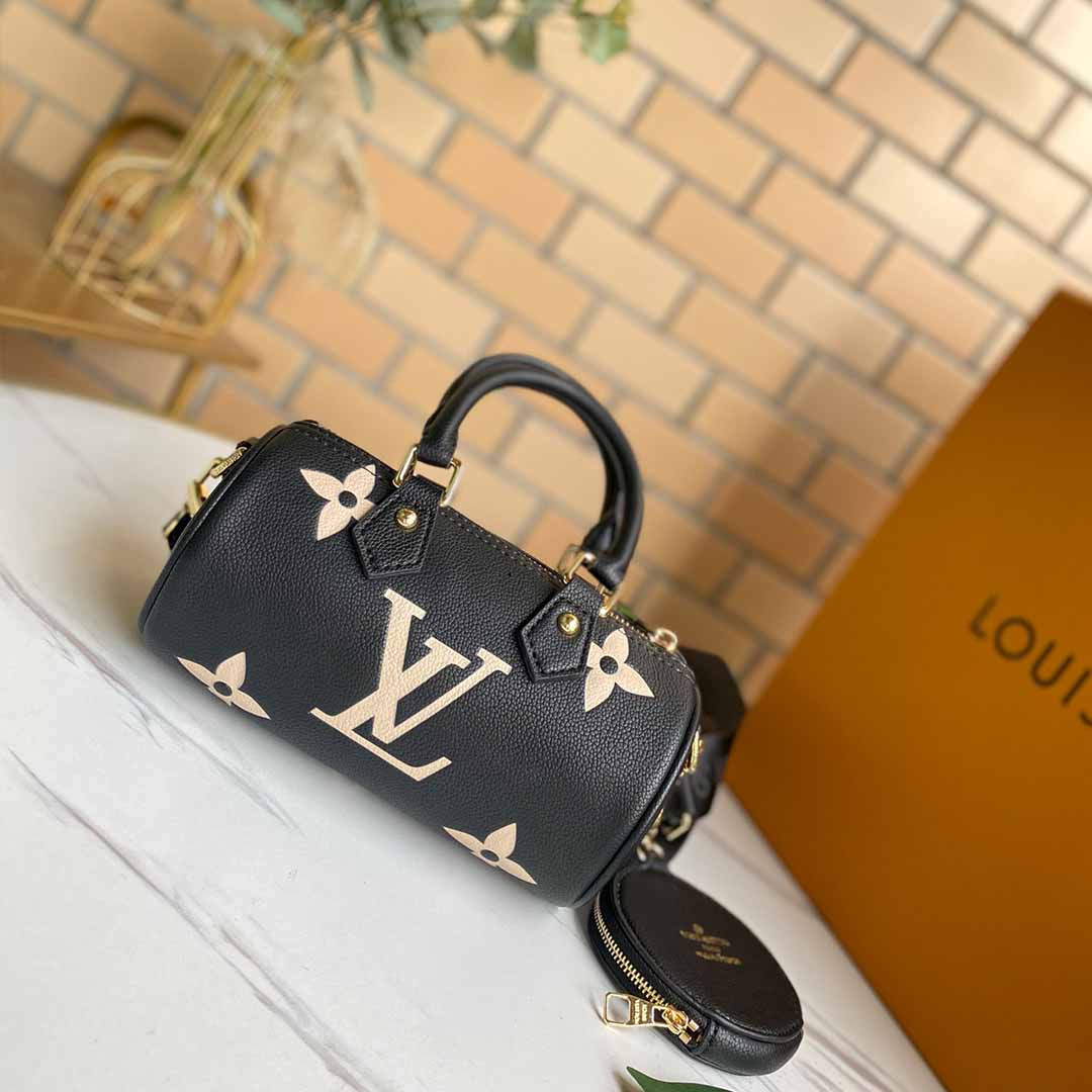 Louis Vuitton Papillon BB M45707 Rosa/amarillo/negro/azul-1