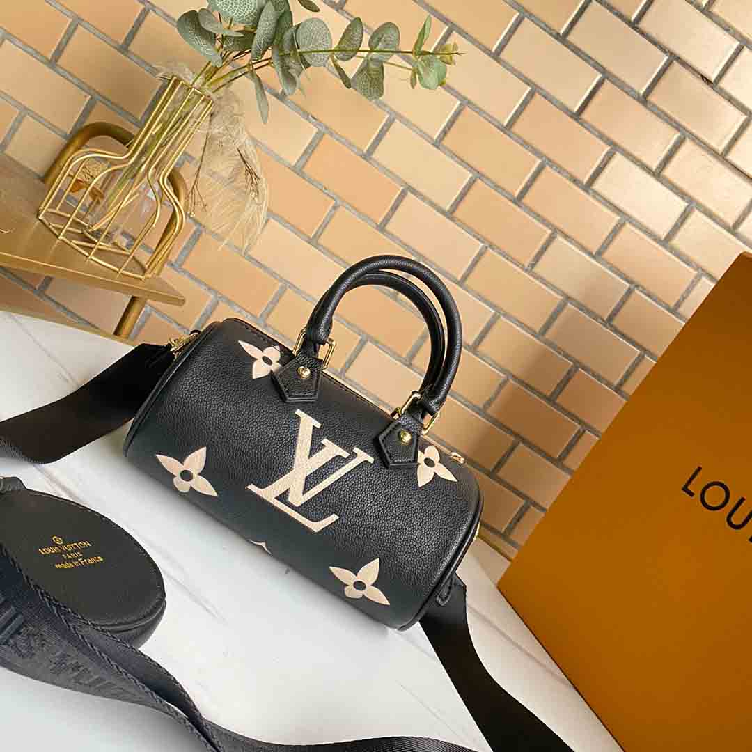 Louis Vuitton Papillon BB M45707 Rosa/amarillo/negro/azul-9