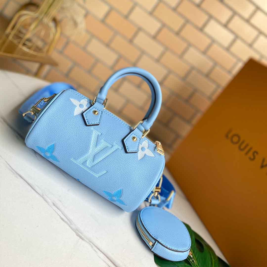 Louis Vuitton Papillon BB M45707 Rosa/amarillo/negro/azul-10