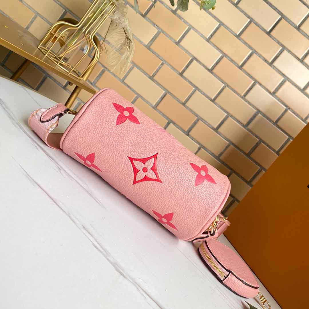 Louis Vuitton Papillon BB M45707 Rosa/amarillo/negro/azul-20
