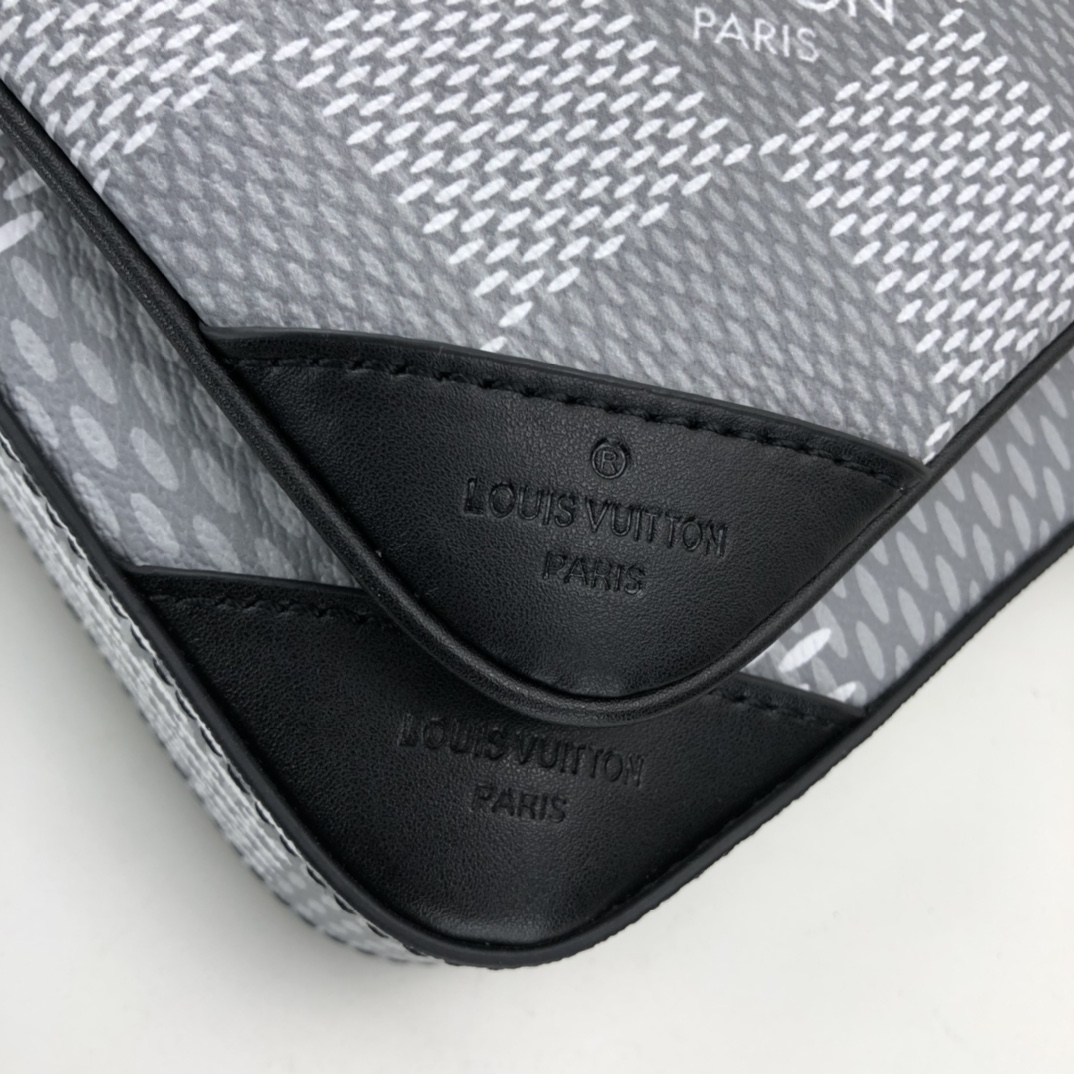 Louis Vuitton Trio Messenger N50017 Negro/Gris-9