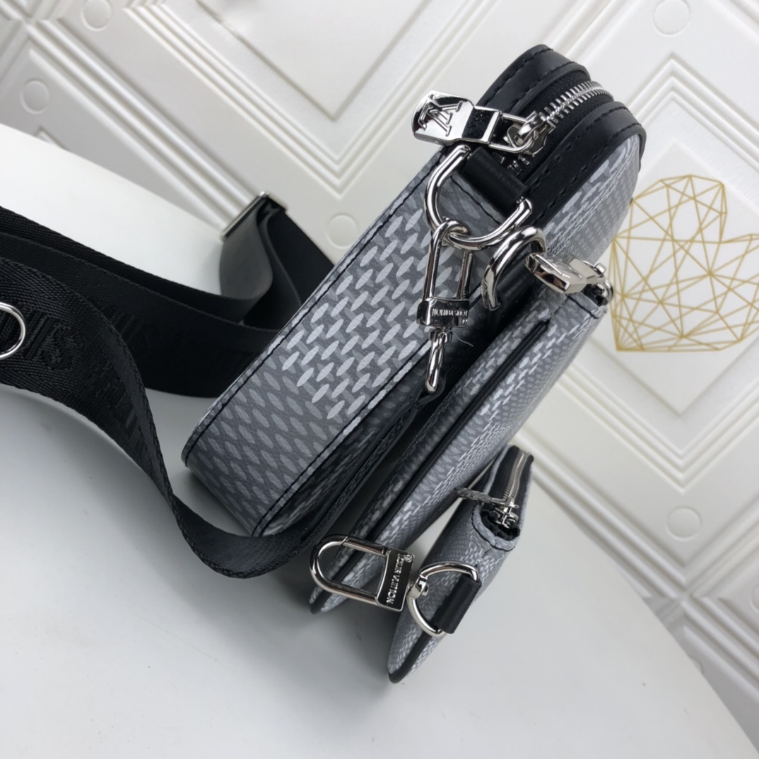 Louis Vuitton Trio Messenger N50017 Negro/Gris-10