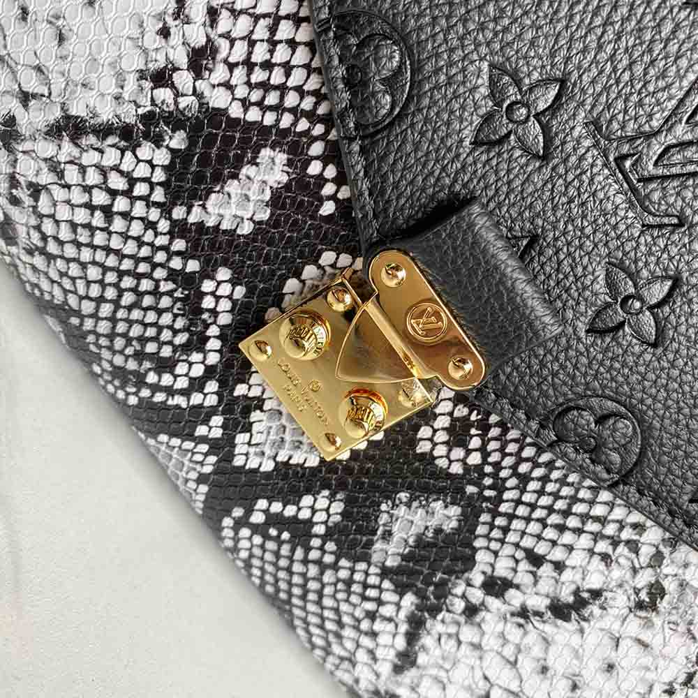Louis Vuitton Pochette Metis M40780 Negro/Marina/Rojo-1