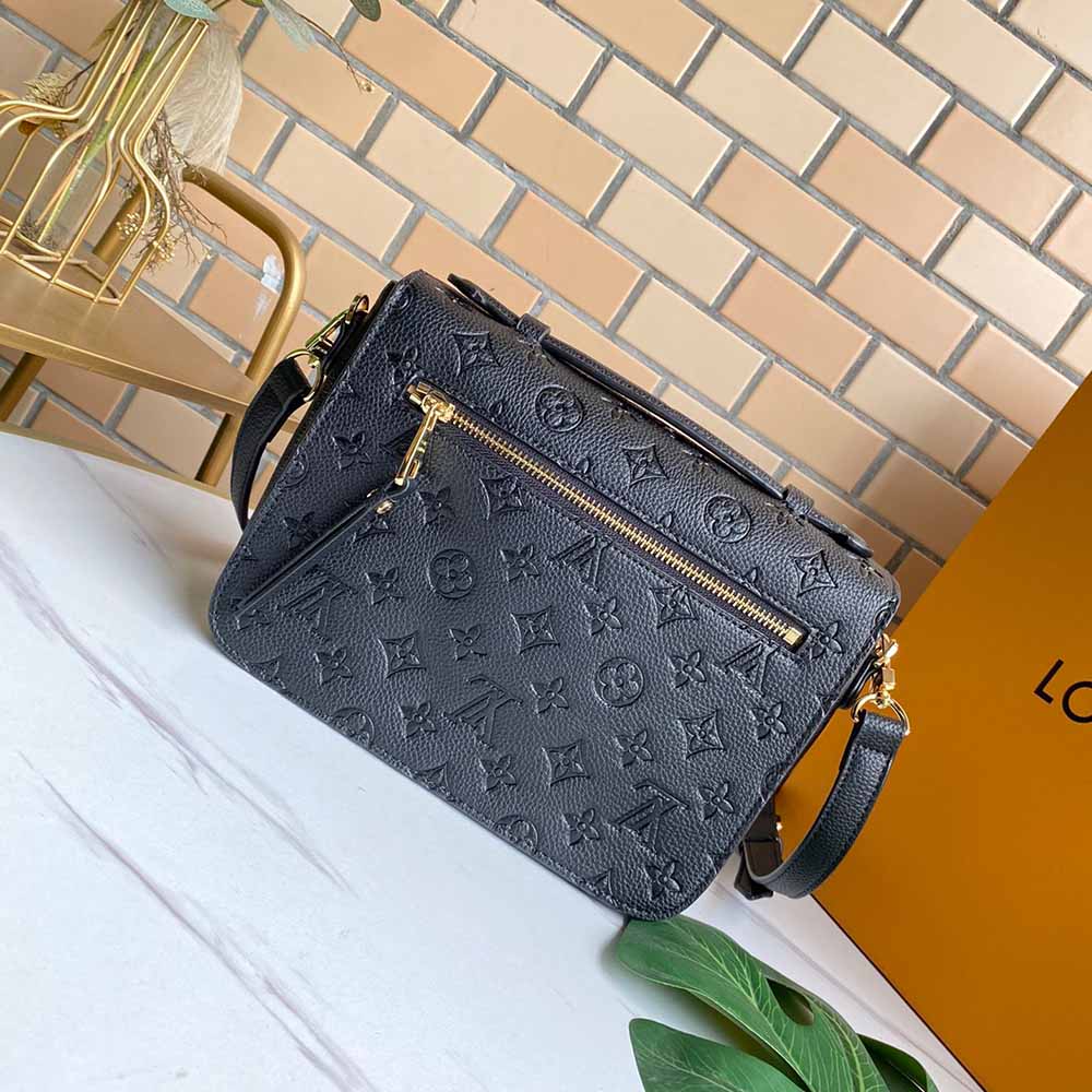 Louis Vuitton Pochette Metis M40780 Negro/Marina/Rojo-6