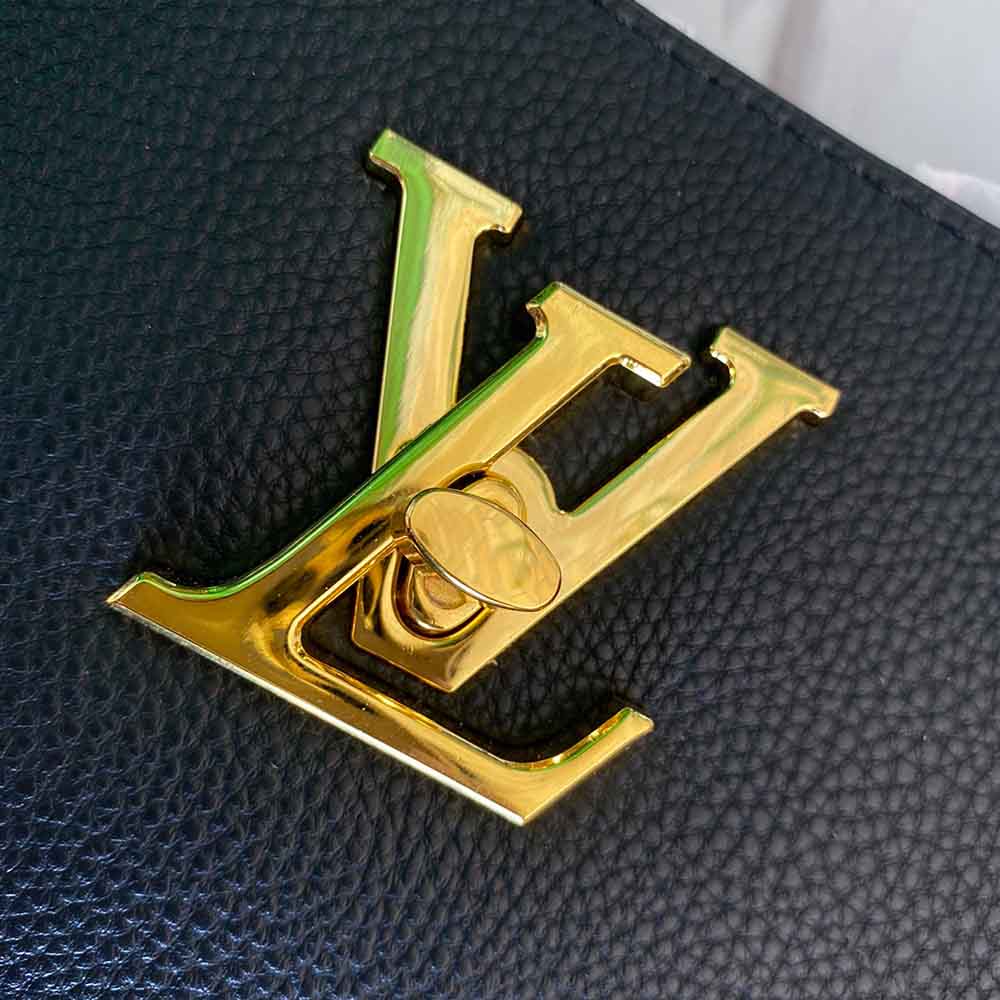 Louis Vuitton Lockme Shopper M57346 beige/negro/verde-4