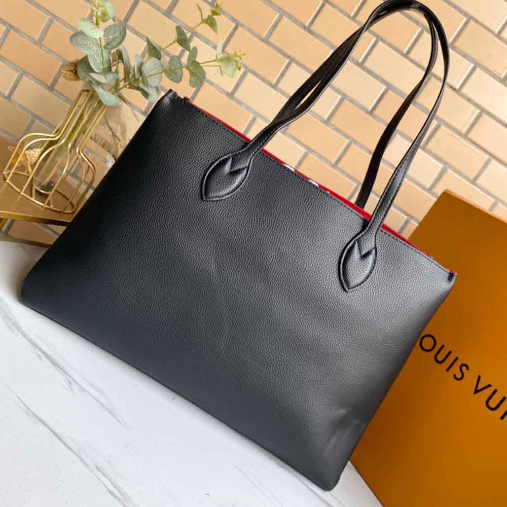 Louis Vuitton Lockme Shopper M57346 beige/negro/verde-6