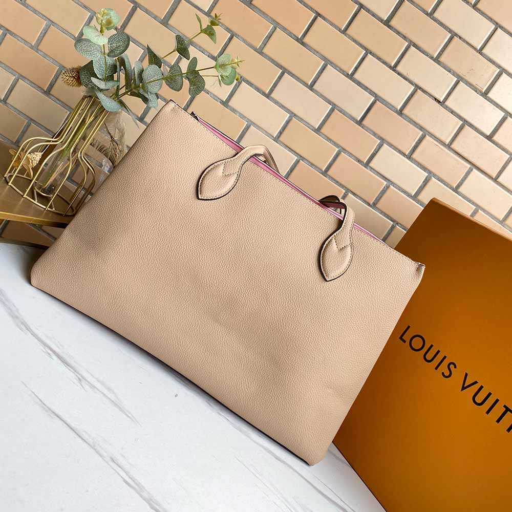 Louis Vuitton Lockme Shopper M57346 beige/negro/verde-13