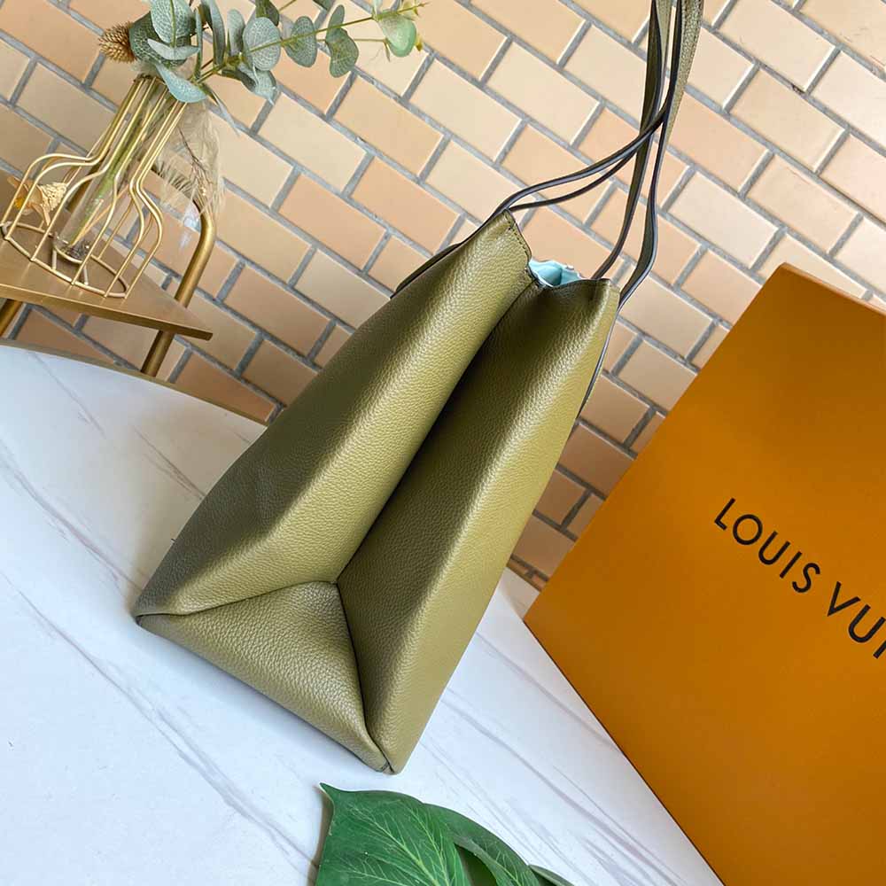Louis Vuitton Lockme Shopper M57346 beige/negro/verde-19