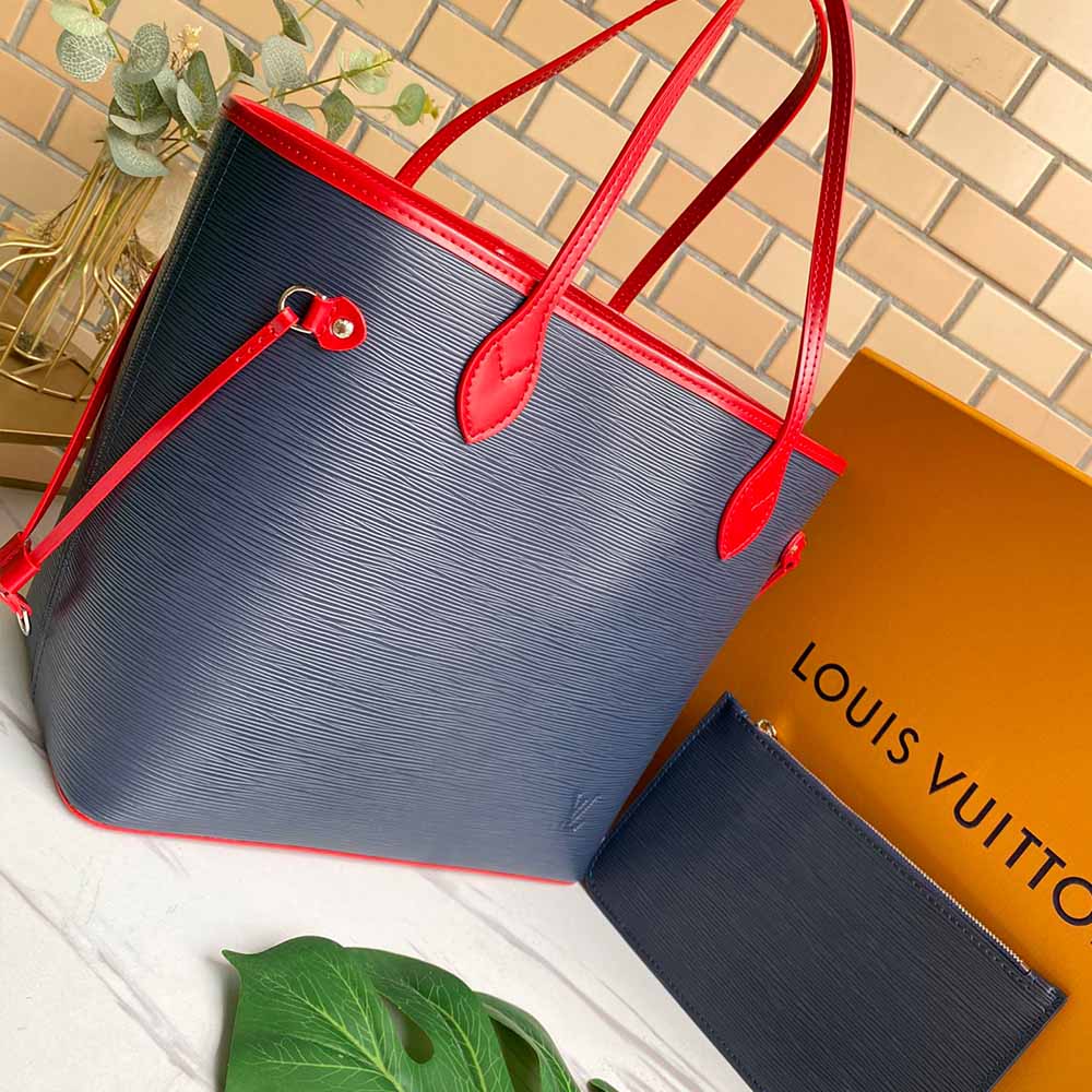 Louis Vuitton Huyfull MM EPI Leather M56947 Navy/Negro/Rojo-1