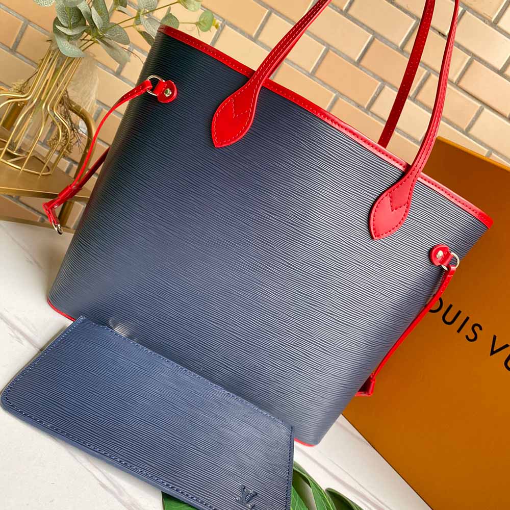 Louis Vuitton Huyfull MM EPI Leather M56947 Navy/Negro/Rojo-2
