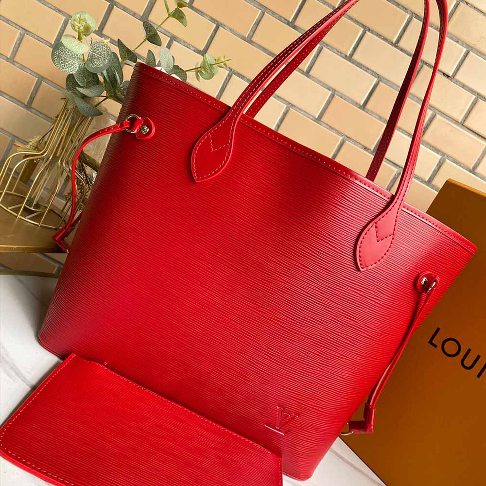 Louis Vuitton Huyfull MM EPI Leather M56947 Navy/Negro/Rojo-11