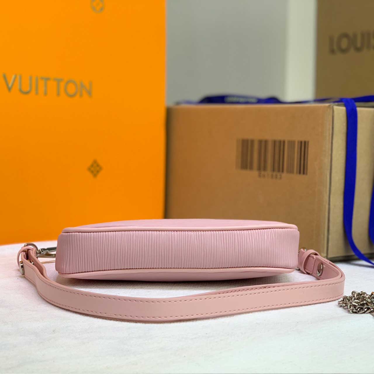 Louis Vuitton Easy Pouch en Strap Pink/Blue M80483/M80480-6