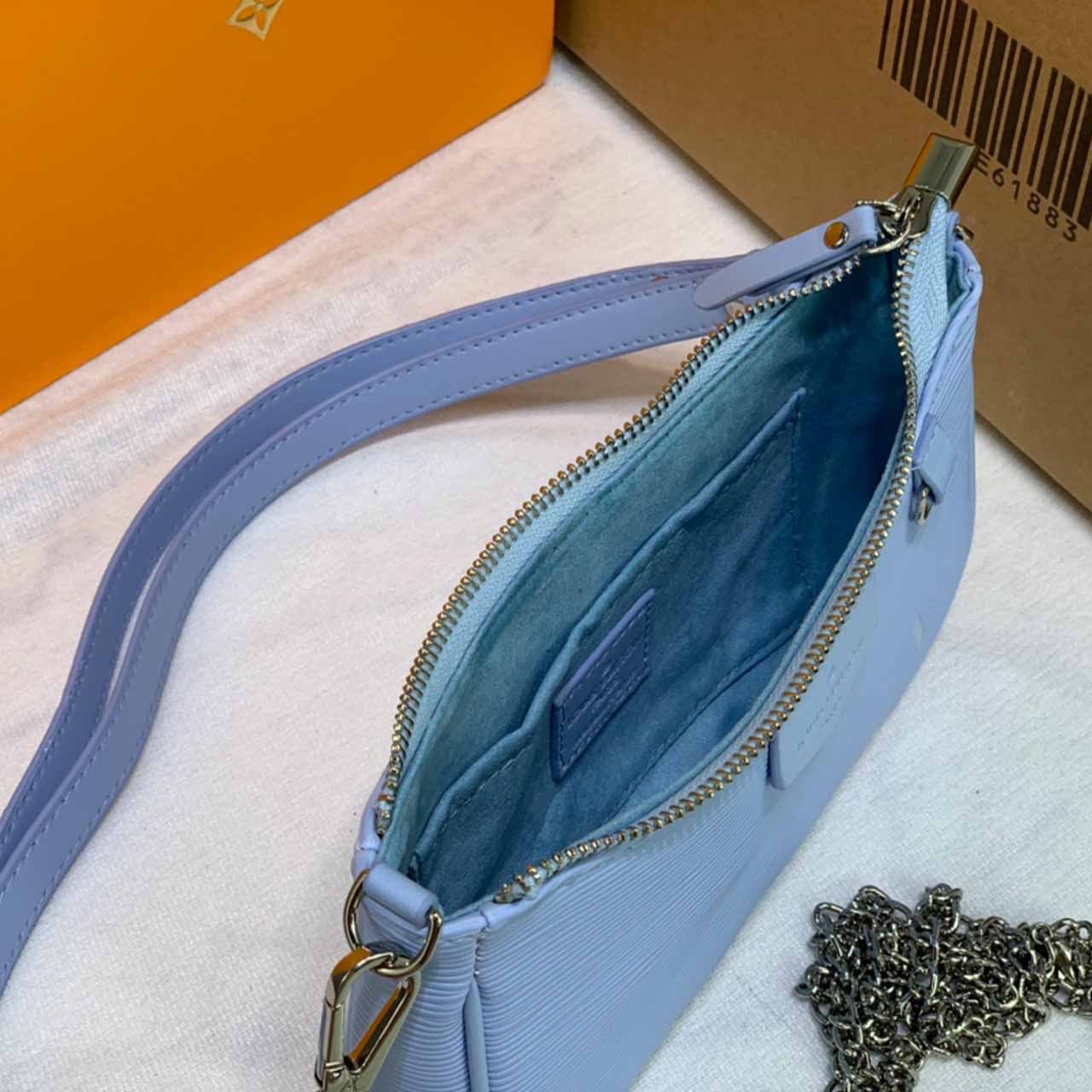 Louis Vuitton Easy Pouch en Strap Pink/Blue M80483/M80480-9