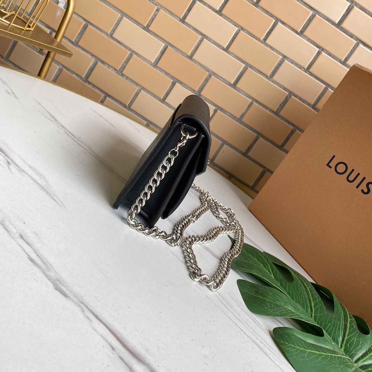Louis Vuitton Mylockme Chain Bolsa M55902 Negro-7
